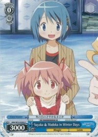 Image of Sayaka & Madoka in Winter Days (MM/W35-E092 C) [Puella Magi Madoka Magica the Movie -Rebellion-]
