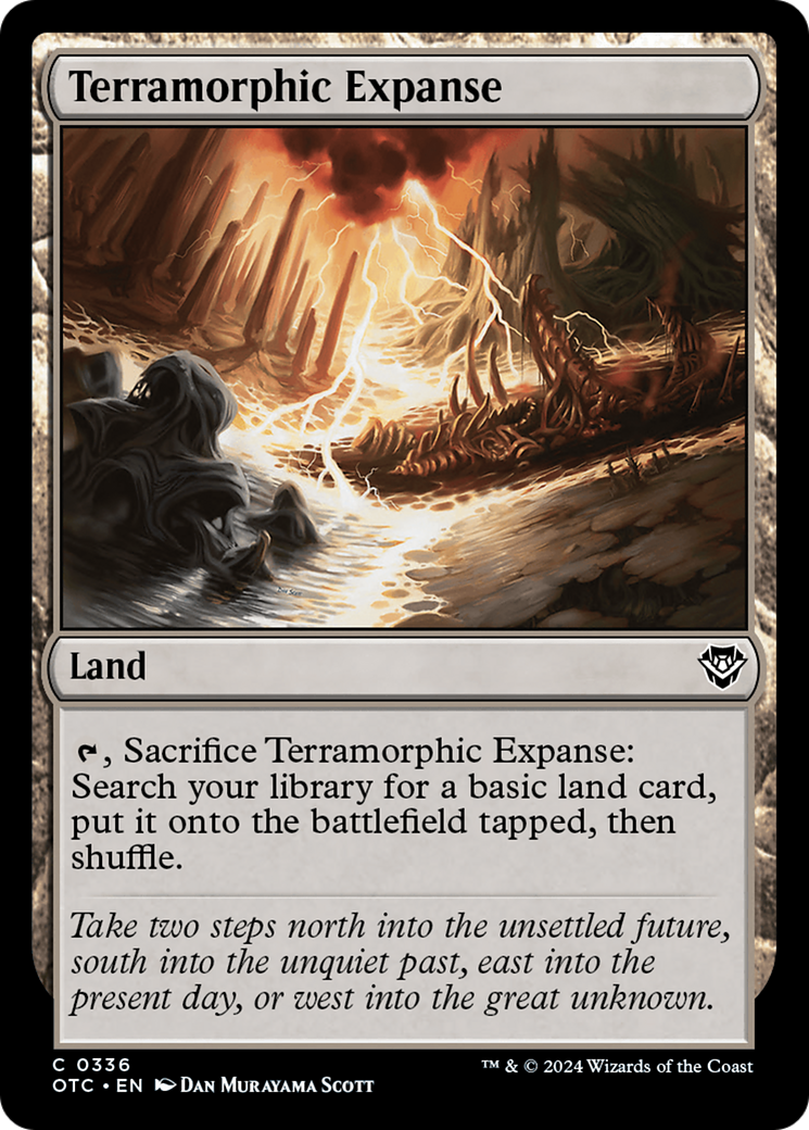 Image of Terramorphic Expanse [Outlaws of Thunder Junction Commander]