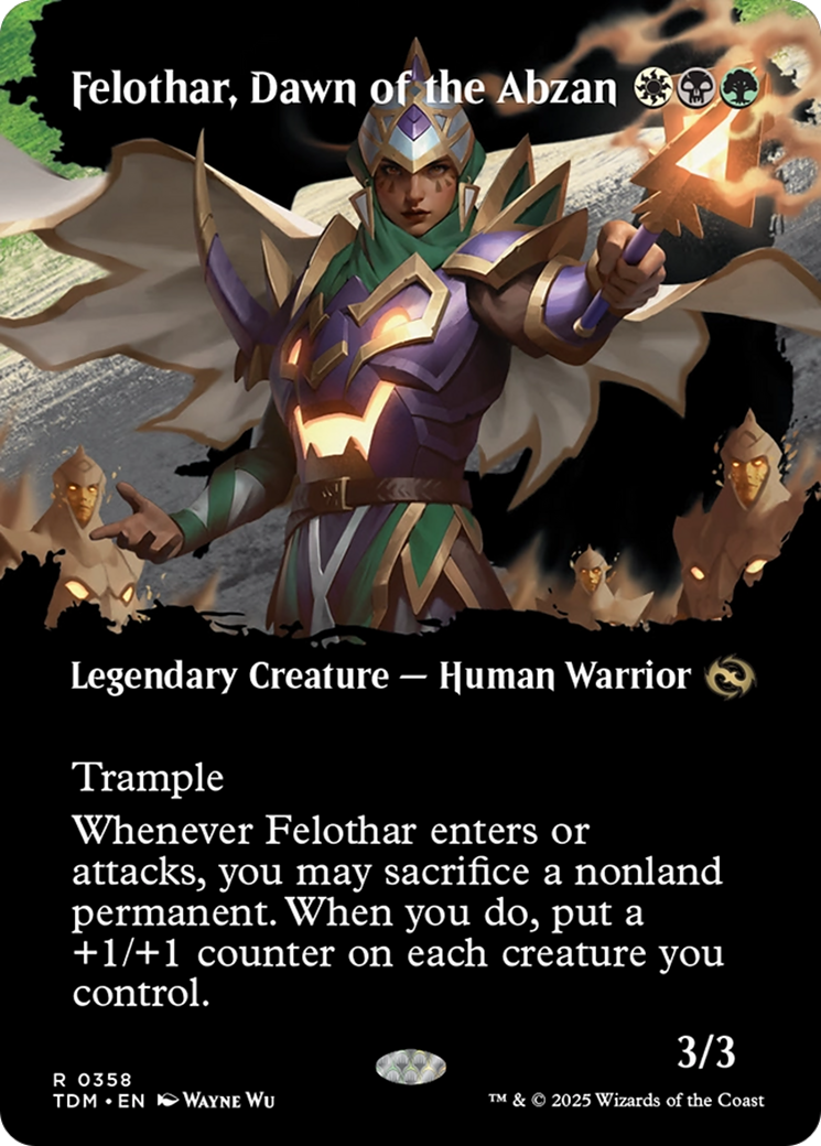 Image of Felothar, Dawn of the Abzan (Borderless) [Tarkir: Dragonstorm]