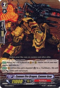 Image of Cannon Fire Dragon, Cannon Gear (BT02/070EN) [Onslaught of Dragon Souls]