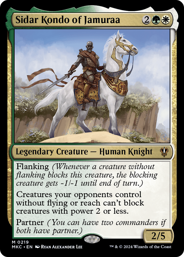 Image of Sidar Kondo of Jamuraa [Murders at Karlov Manor Commander]
