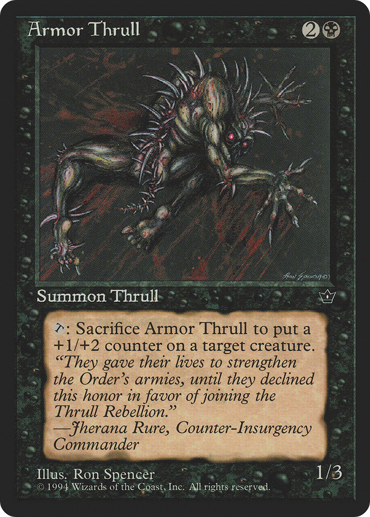 Image of Armor Thrull (Ron Spencer) [Fallen Empires]