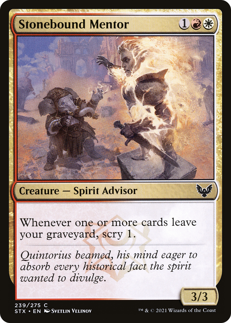 Image of Stonebound Mentor [Strixhaven: School of Mages]