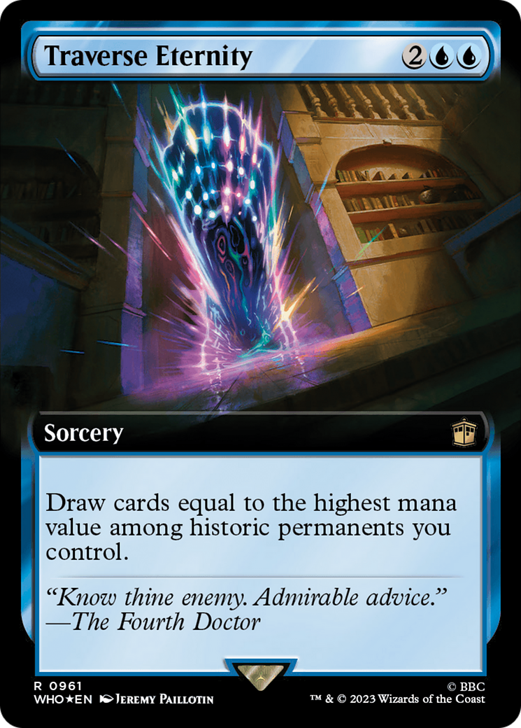Image of Traverse Eternity (Extended Art) (Surge Foil) [Doctor Who]