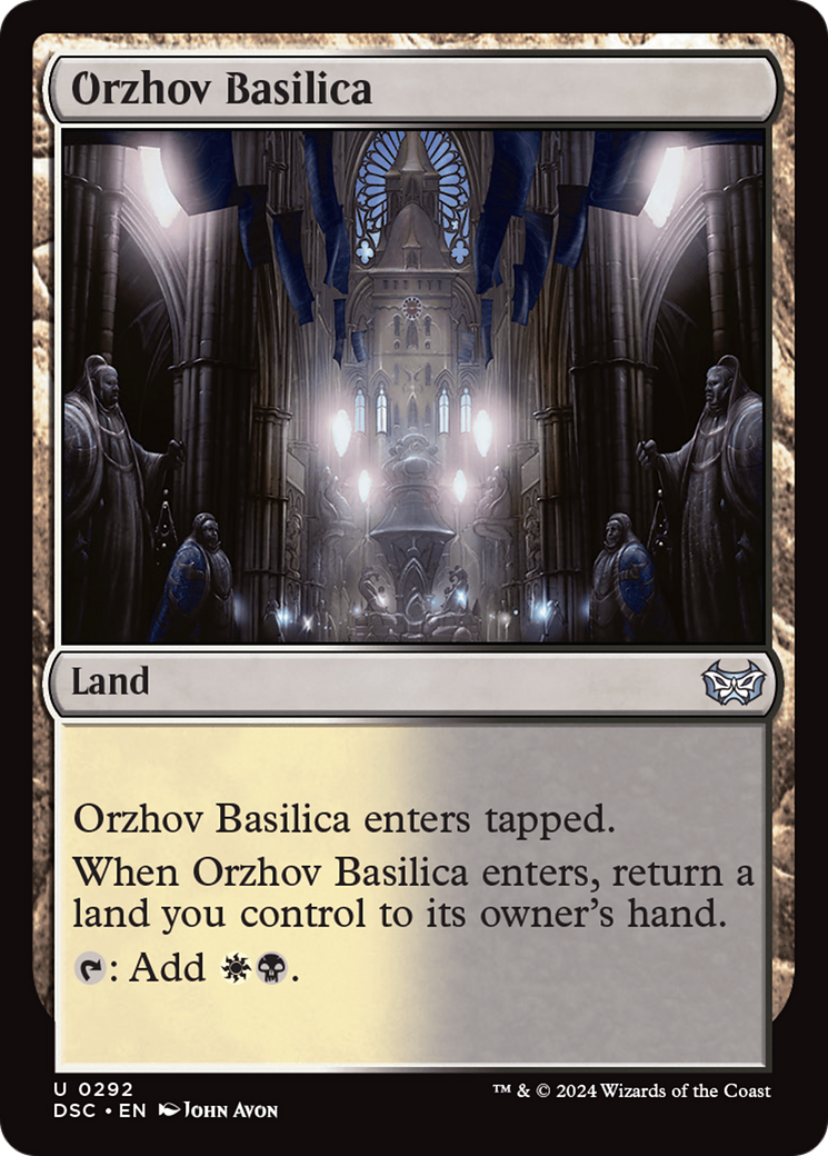 Image of Orzhov Basilica [Duskmourn: House of Horror Commander]