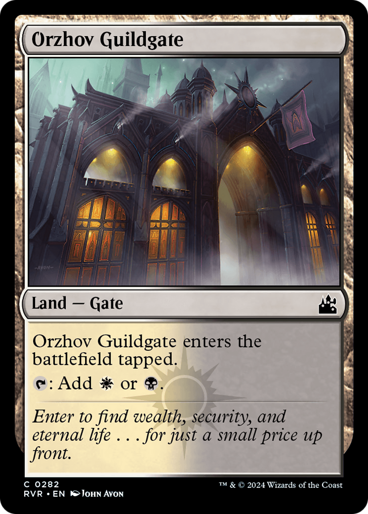 Image of Orzhov Guildgate [Ravnica Remastered]