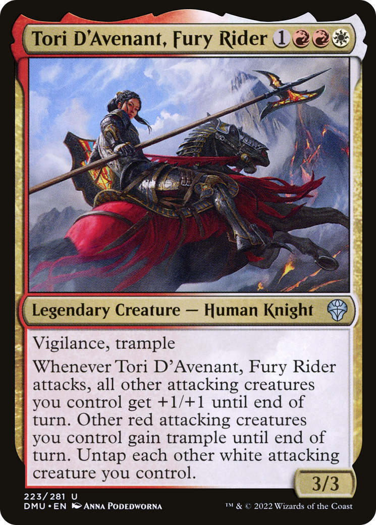 Image of Tori D'Avenant, Fury Rider [Dominaria United]
