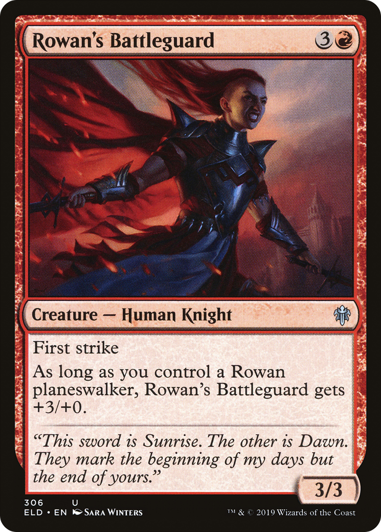 Image of Rowan's Battleguard [Throne of Eldraine]