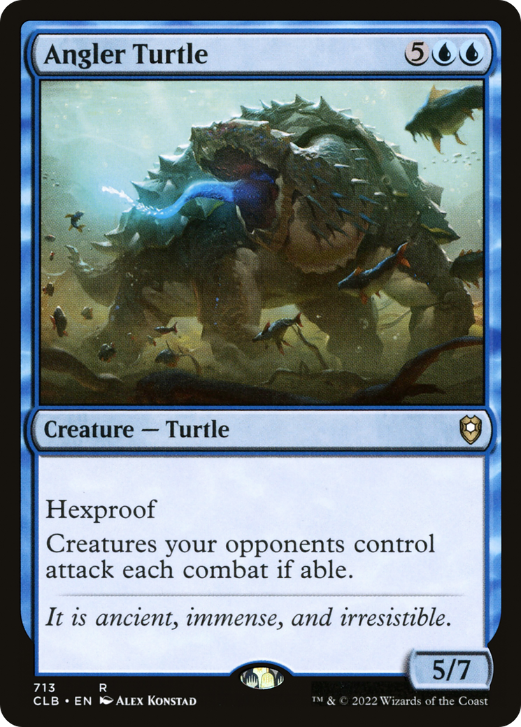 Image of Angler Turtle [Commander Legends: Battle for Baldur's Gate]