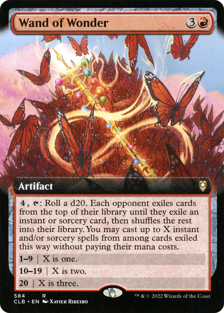 Image of Wand of Wonder (Extended Art) [Commander Legends: Battle for Baldur's Gate]