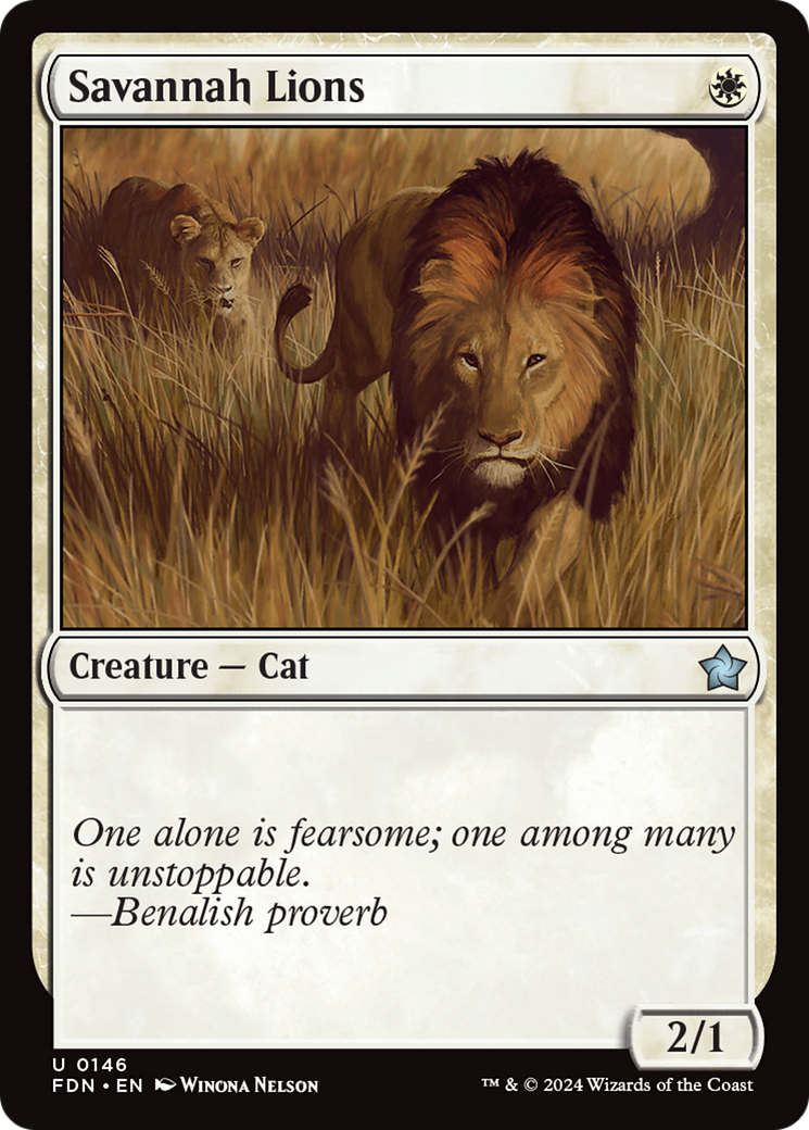 Image of Savannah Lions [Foundations]