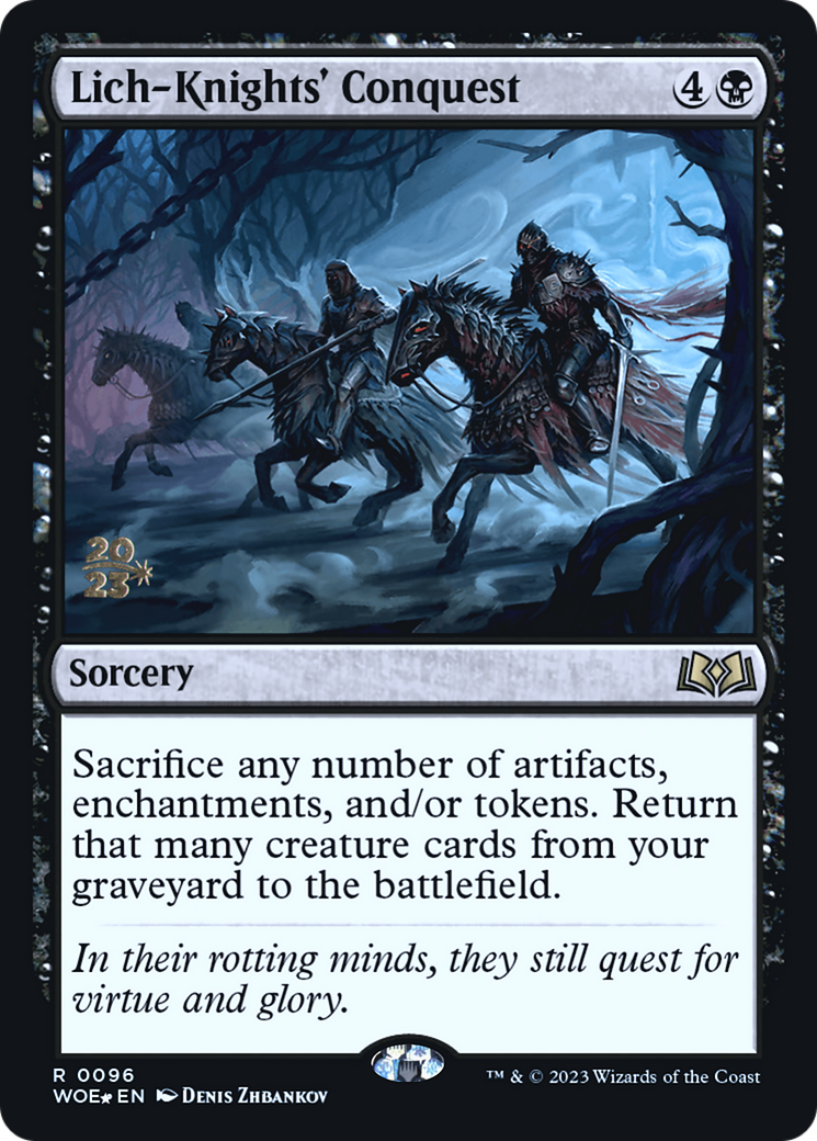 Image of Lich-Knights' Conquest [Wilds of Eldraine Prerelease Promos]