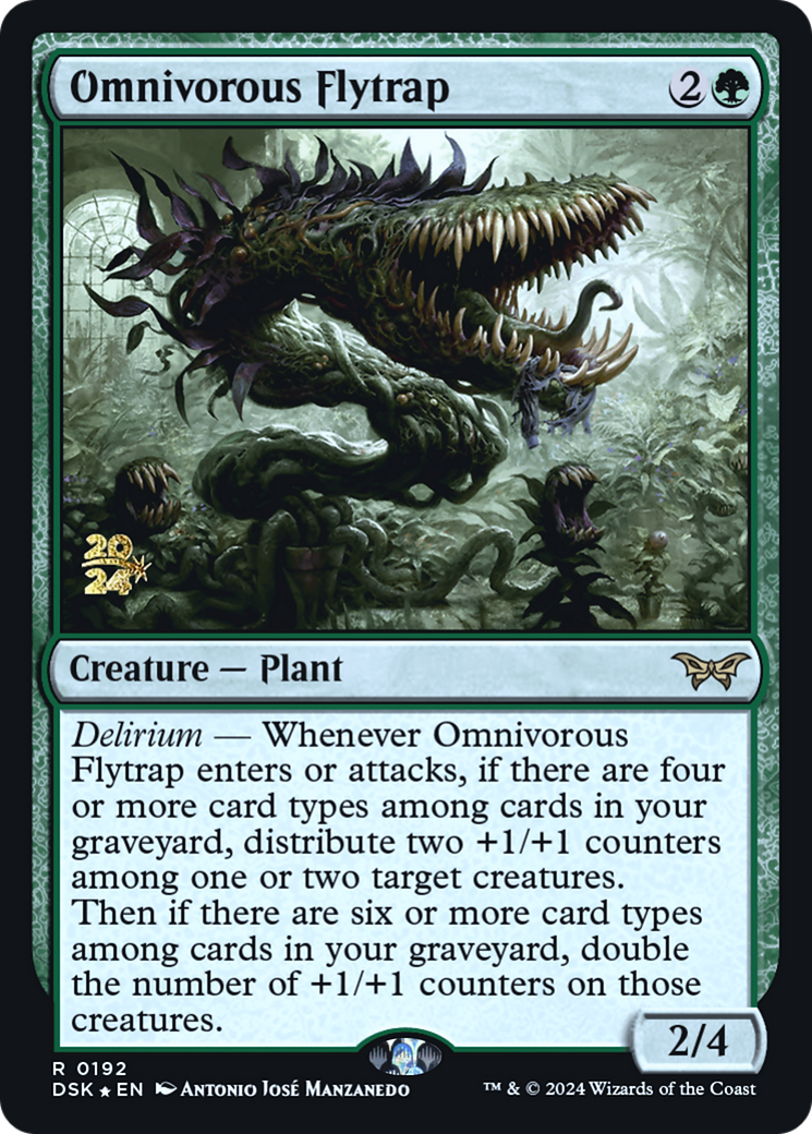 Image of Omnivorous Flytrap [Duskmourn: House of Horror Prerelease Promos]