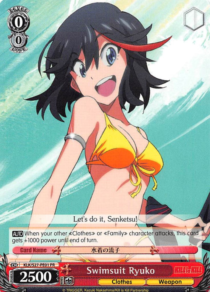 Image of Swimsuit Ryuko (KLK/S27-PE01 PR) (Promo) [KILL la KILL]