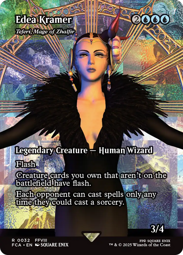 Image of Edea Kramer - Teferi, Mage of Zhalfir (Showcase) [FINAL FANTASY : Through the Ages]