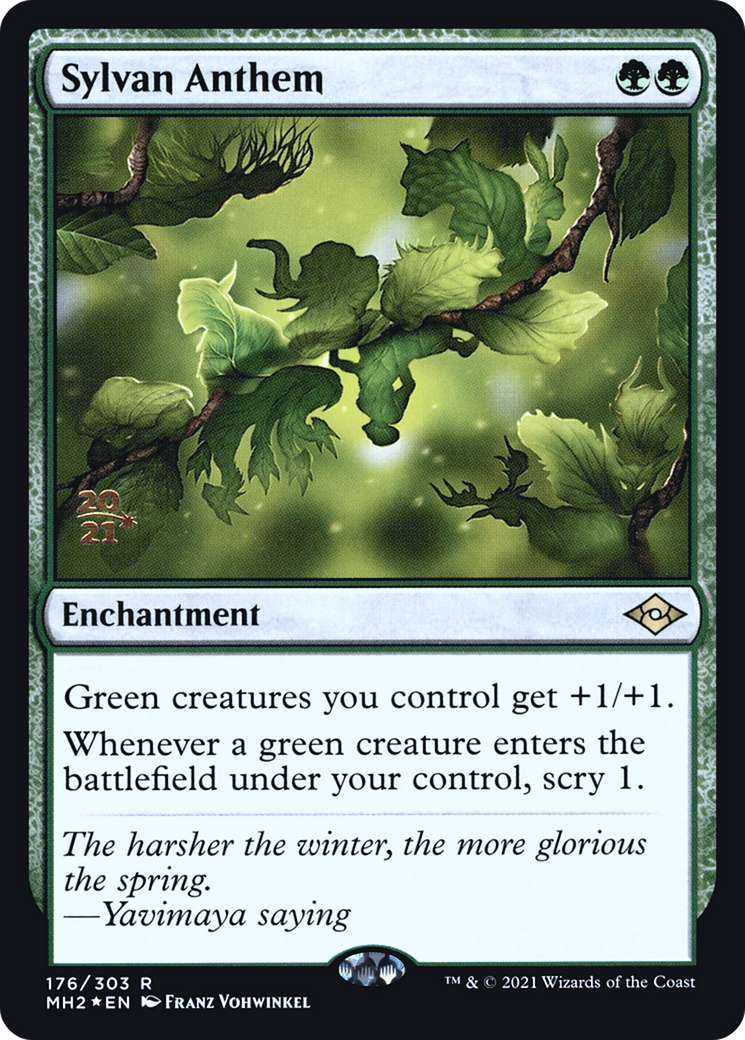 Image of Sylvan Anthem [Modern Horizons 2 Prerelease Promos]