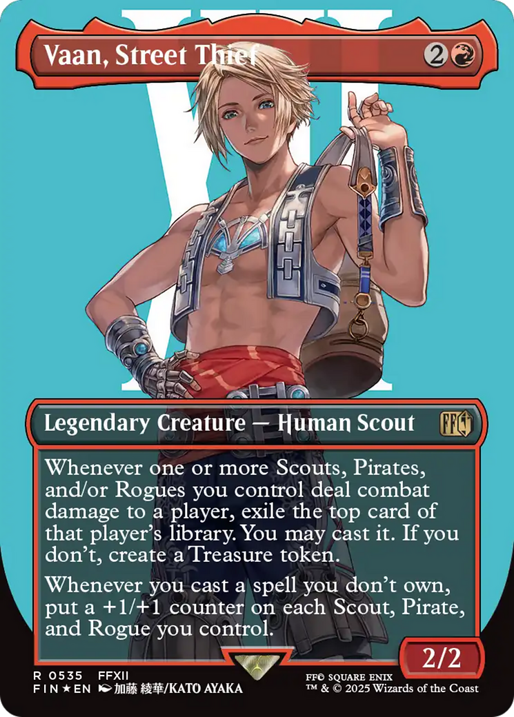 Image of Vaan, Street Thief (Borderless) (Surge Foil) [FINAL FANTASY]