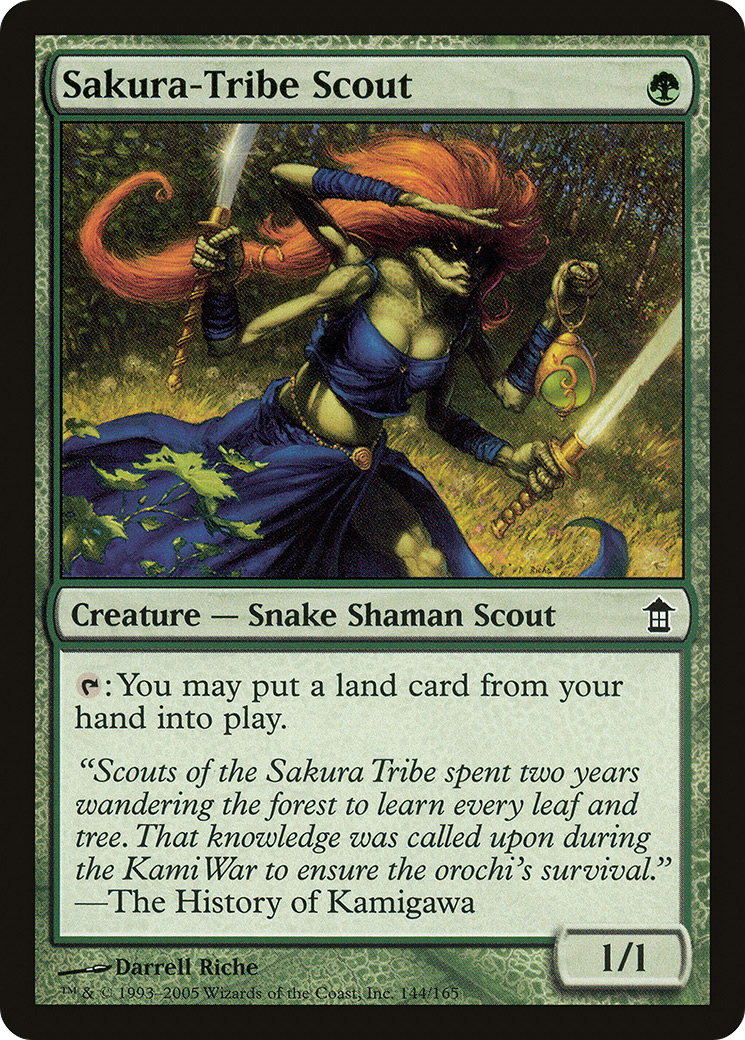 Image of Sakura-Tribe Scout [Saviors of Kamigawa]