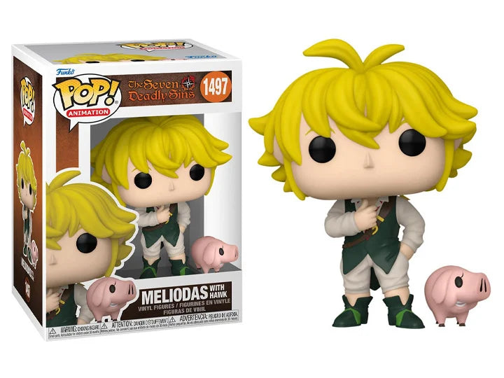 Meliodas with Hawk (The Seven Deadly Sins)