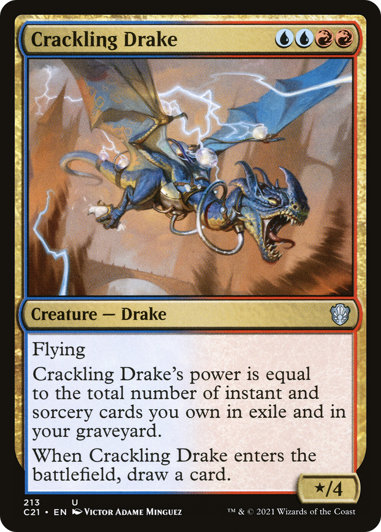 Image of Crackling Drake [Commander 2021]