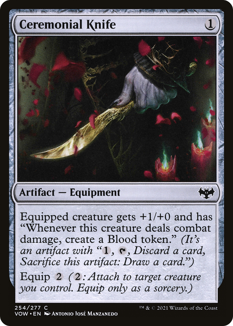 Image of Ceremonial Knife [Innistrad: Crimson Vow]