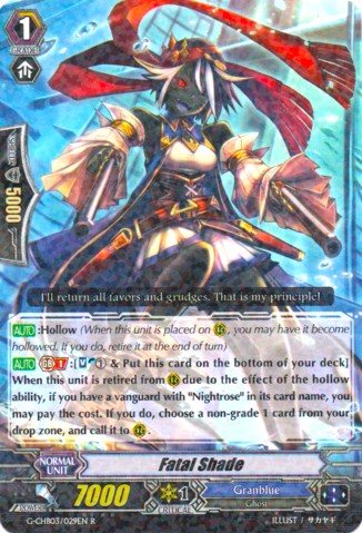 Image of Fatal Shade (G-CHB03/029EN) [Rummy Labyrinth Under the Moonlight]