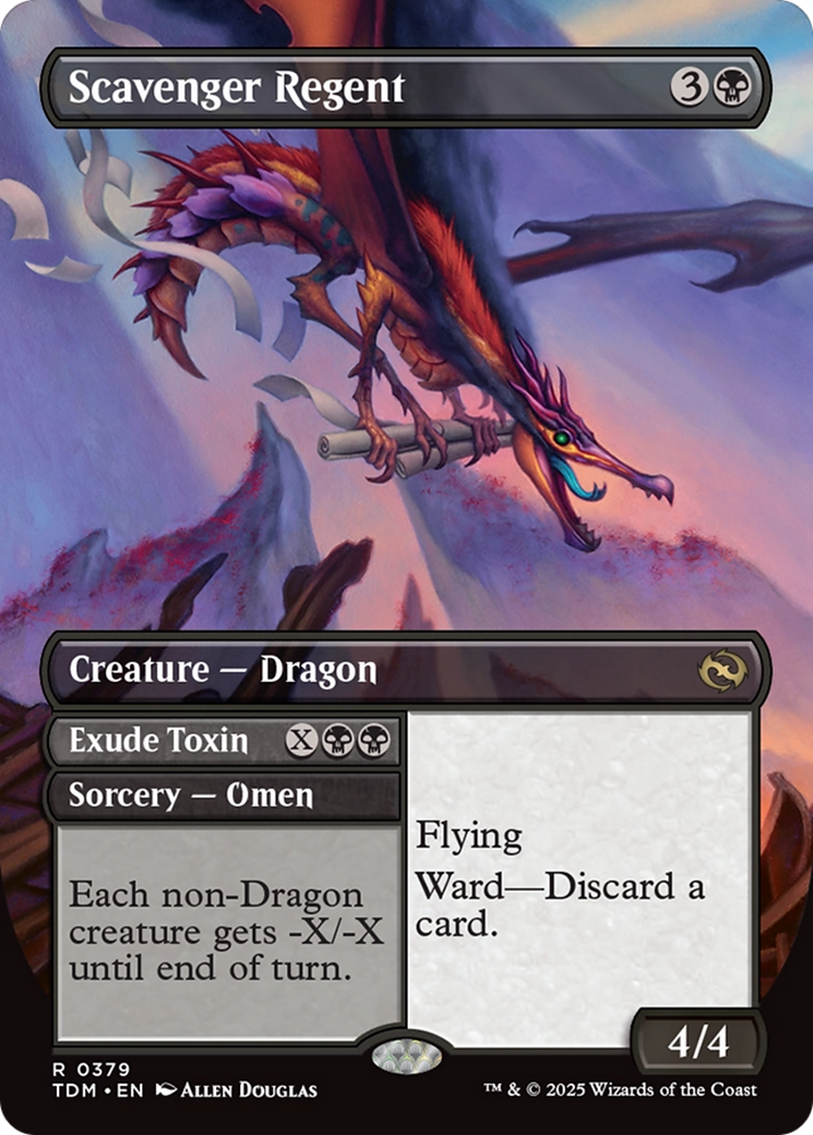 Image of Scavenger Regent (Borderless) [Tarkir: Dragonstorm]