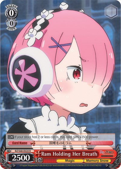 Image of Ram Holding Her Breath (RZ/S68-E020 R) [Re:ZERO Memory Snow]
