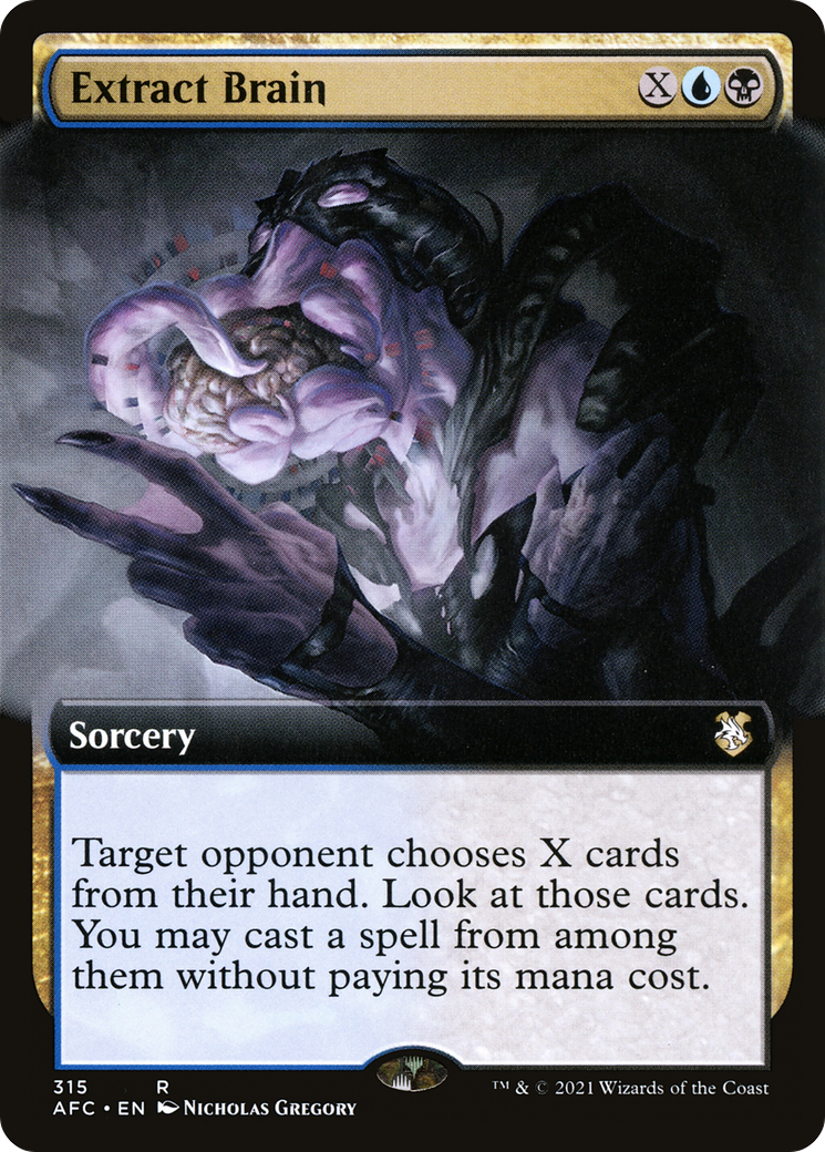 Image of Extract Brain (Extended Art) [Dungeons & Dragons: Adventures in the Forgotten Realms Commander]