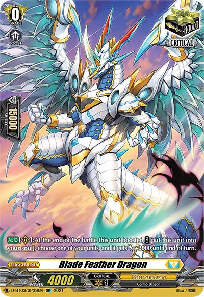 Image of Blade Feather Dragon (D-BT03/SP39EN) [Advance of Intertwined Stars]