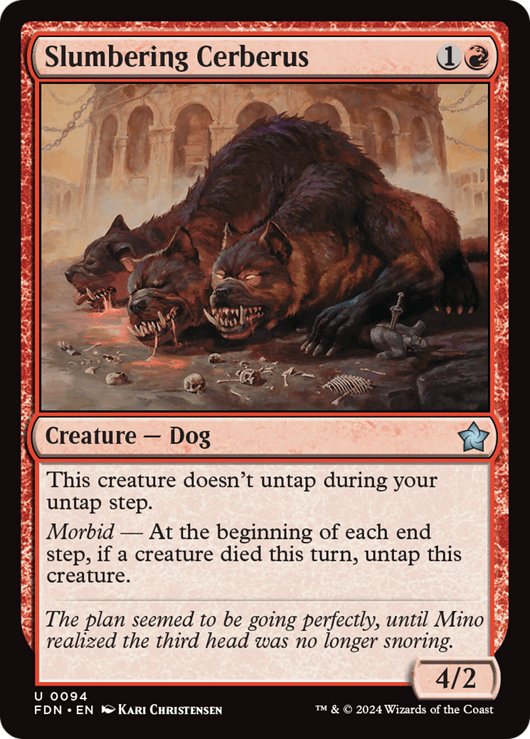 Image of Slumbering Cerberus [Foundations]