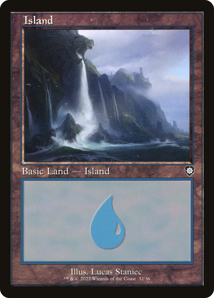 Image of Island (032) (Retro) [The Brothers' War Commander]
