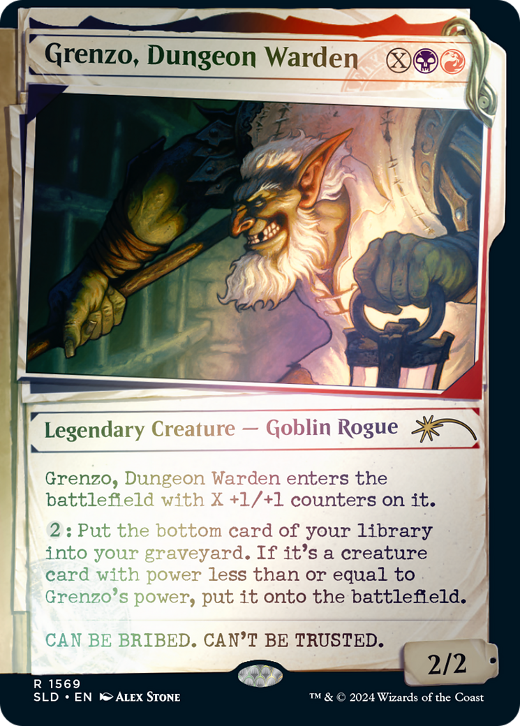 Image of Grenzo, Dungeon Warden (Rainbow Foil) [Secret Lair Drop Series]