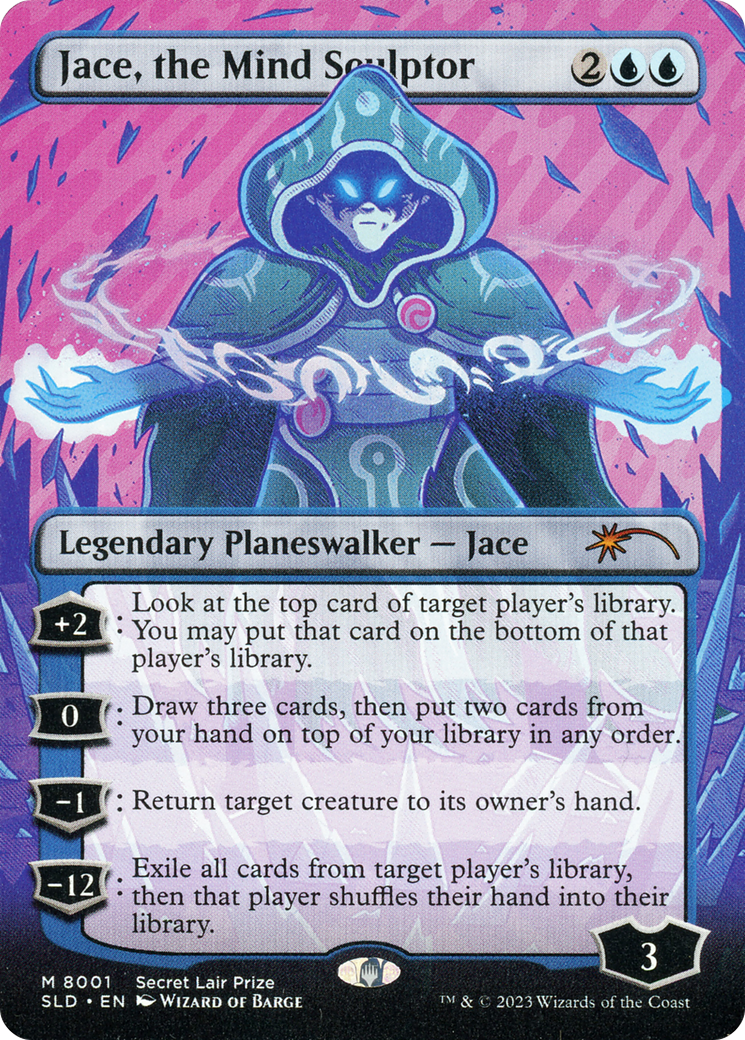 Image of Jace, the Mind Sculptor (Borderless) [Secret Lair Drop Promos]