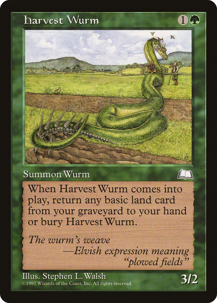 Image of Harvest Wurm [Weatherlight]