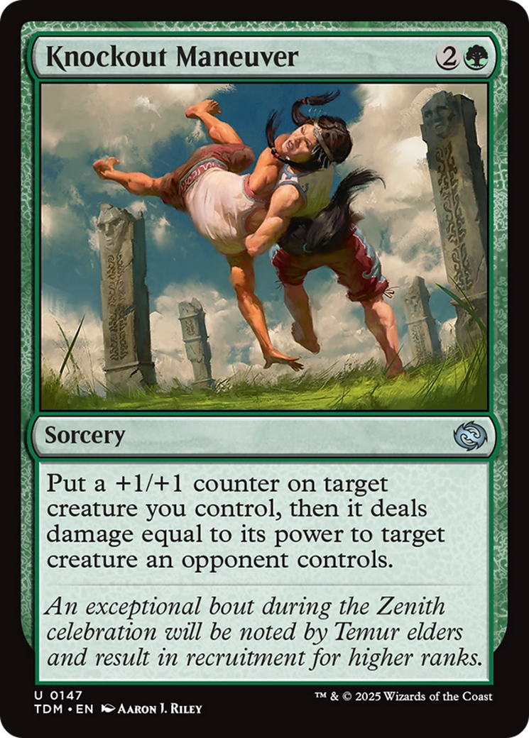 Image of Knockout Maneuver [Tarkir: Dragonstorm]