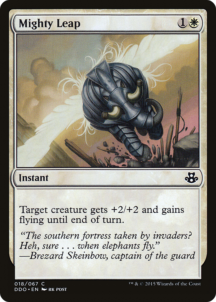 Image of Mighty Leap [Duel Decks: Elspeth vs. Kiora]