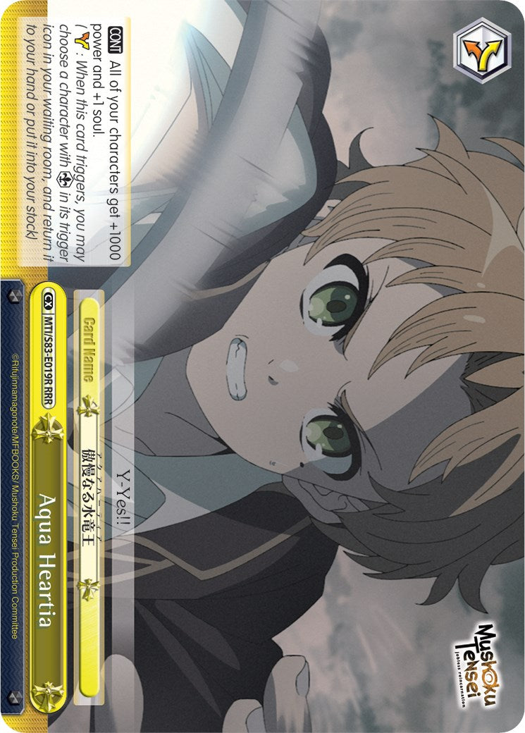 Image of Aqua Heartia (MTI/S83-E019R RRR) [Mushoku Tensei: Jobless Reincarnation]