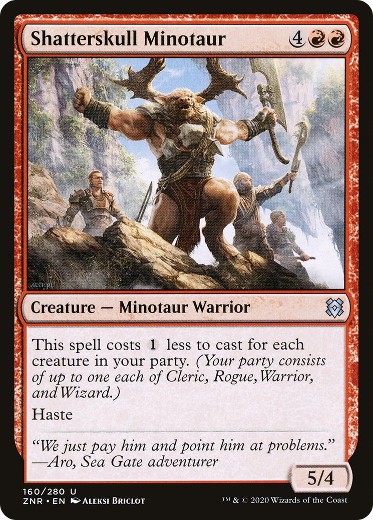 Image of Shatterskull Minotaur [Zendikar Rising]