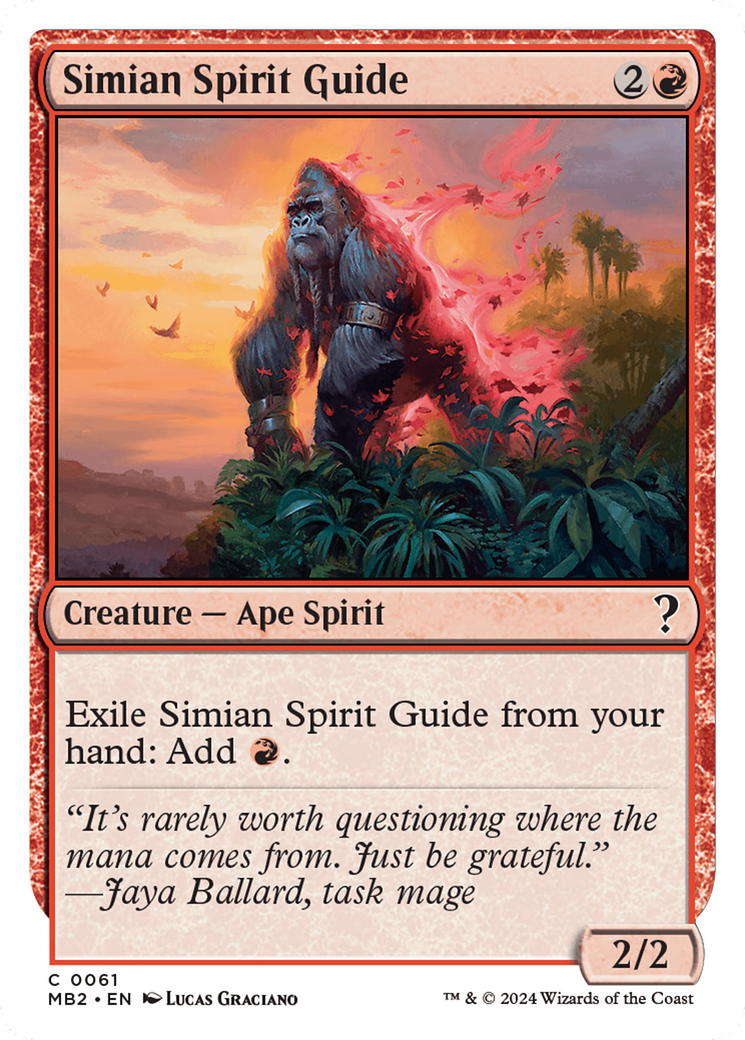 Image of Simian Spirit Guide (White Border) [Mystery Booster 2]