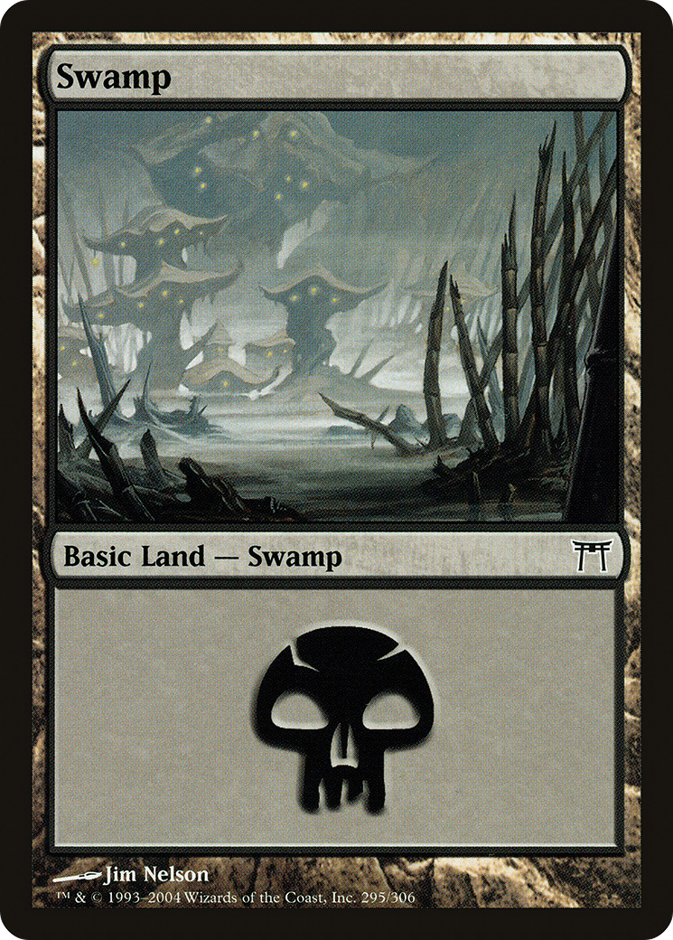 Image of Swamp (295) [Champions of Kamigawa]