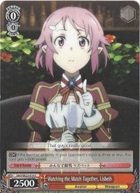 Image of Watching the Match Together, Lisbeth (SAO/SE23-E10 C) [Sword Art Online II]