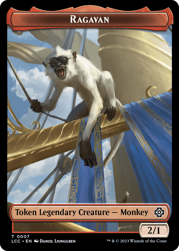 Image of Ragavan // Treasure Double-Sided Token [The Lost Caverns of Ixalan Commander Tokens]
