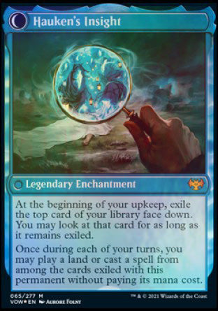 Image of Jacob Hauken, Inspector // Hauken's Insight [Innistrad: Crimson Vow Prerelease Promos]