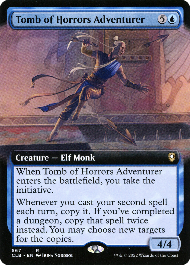 Image of Tomb of Horrors Adventurer (Extended Art) [Commander Legends: Battle for Baldur's Gate]