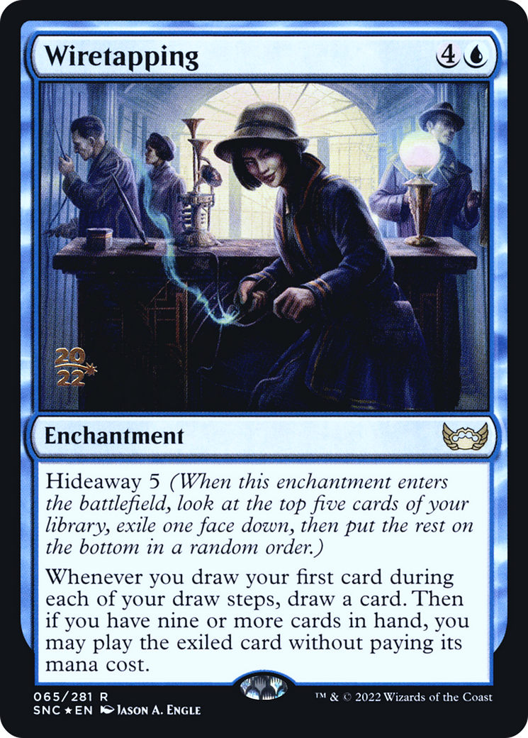 Image of Wiretapping [Streets of New Capenna Prerelease Promos]