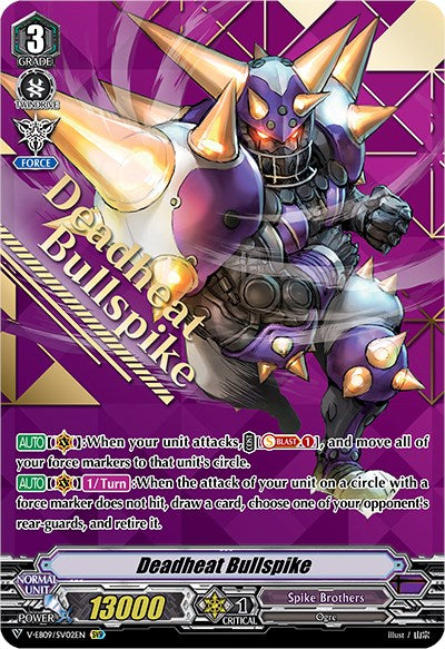 Image of Deadheat Bullspike (V-EB09/SV02EN) [The Raging Tactics]