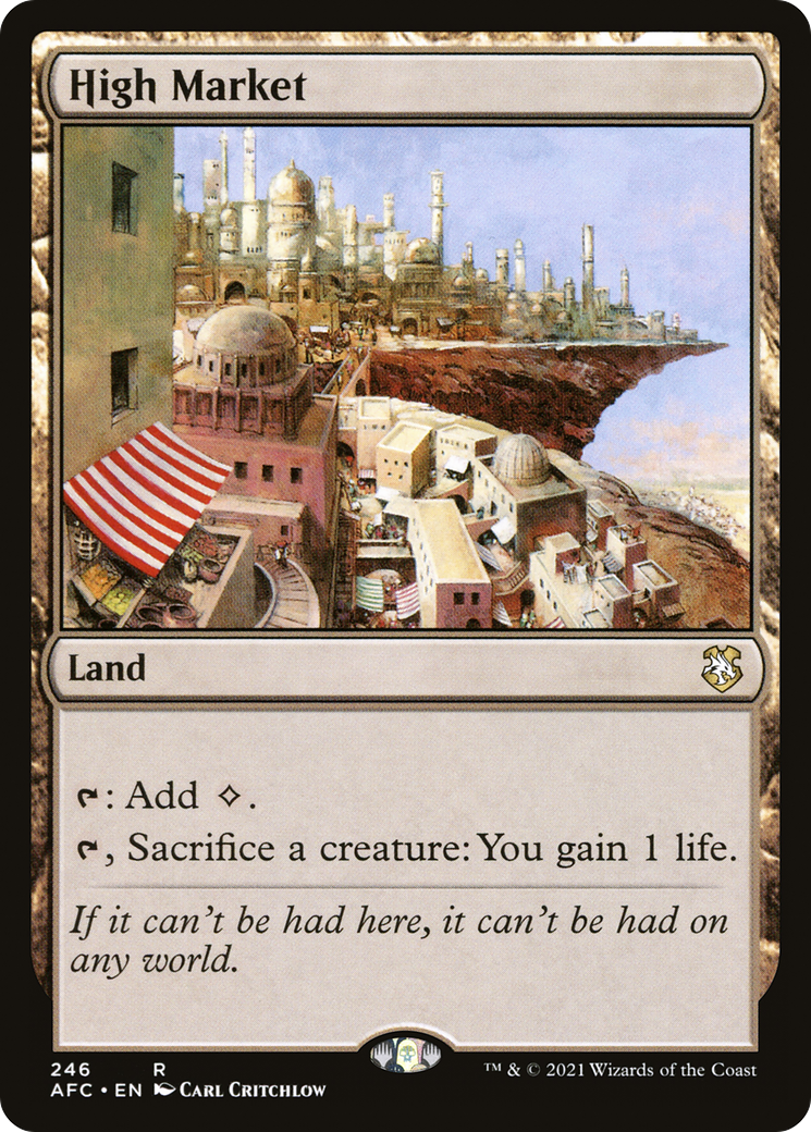 Image of High Market [Dungeons & Dragons: Adventures in the Forgotten Realms Commander]