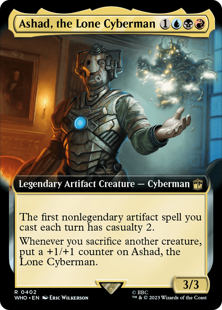 Image of Ashad, the Lone Cyberman (Extended Art) [Doctor Who]