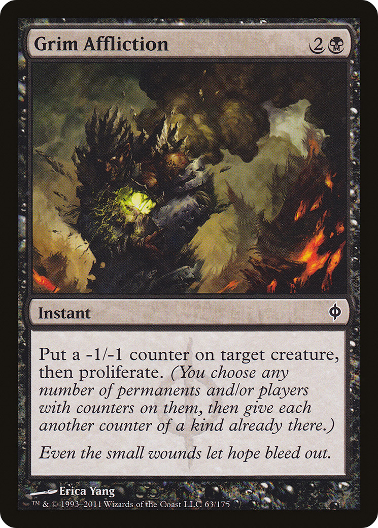 Image of Grim Affliction [New Phyrexia]